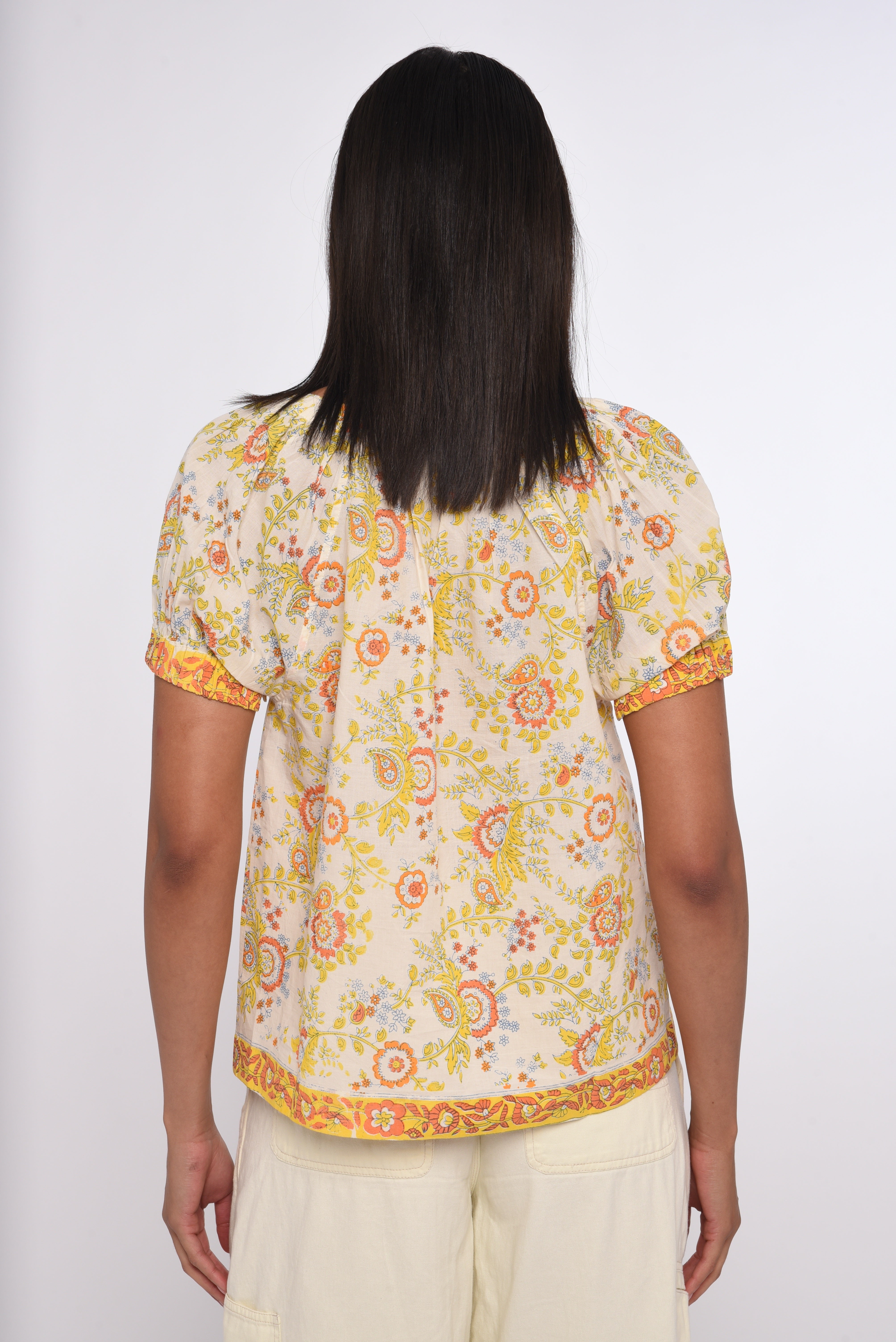 Love the Label Dawson Top in Suri Block Print