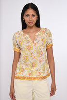 Love the Label Dawson Top in Suri Block Print