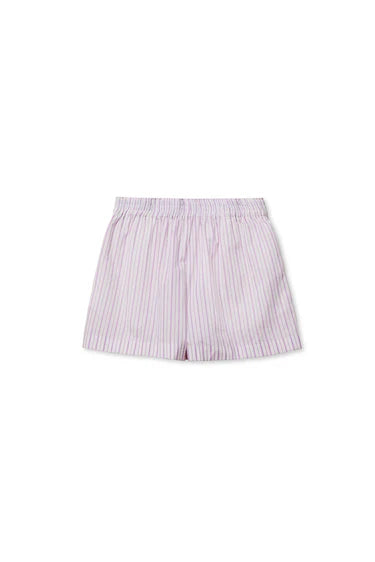 Perfect White Tee Julie Short in Ultraviolet/White Stripe