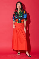 Alden Adair Amber Top in Black Majorelle