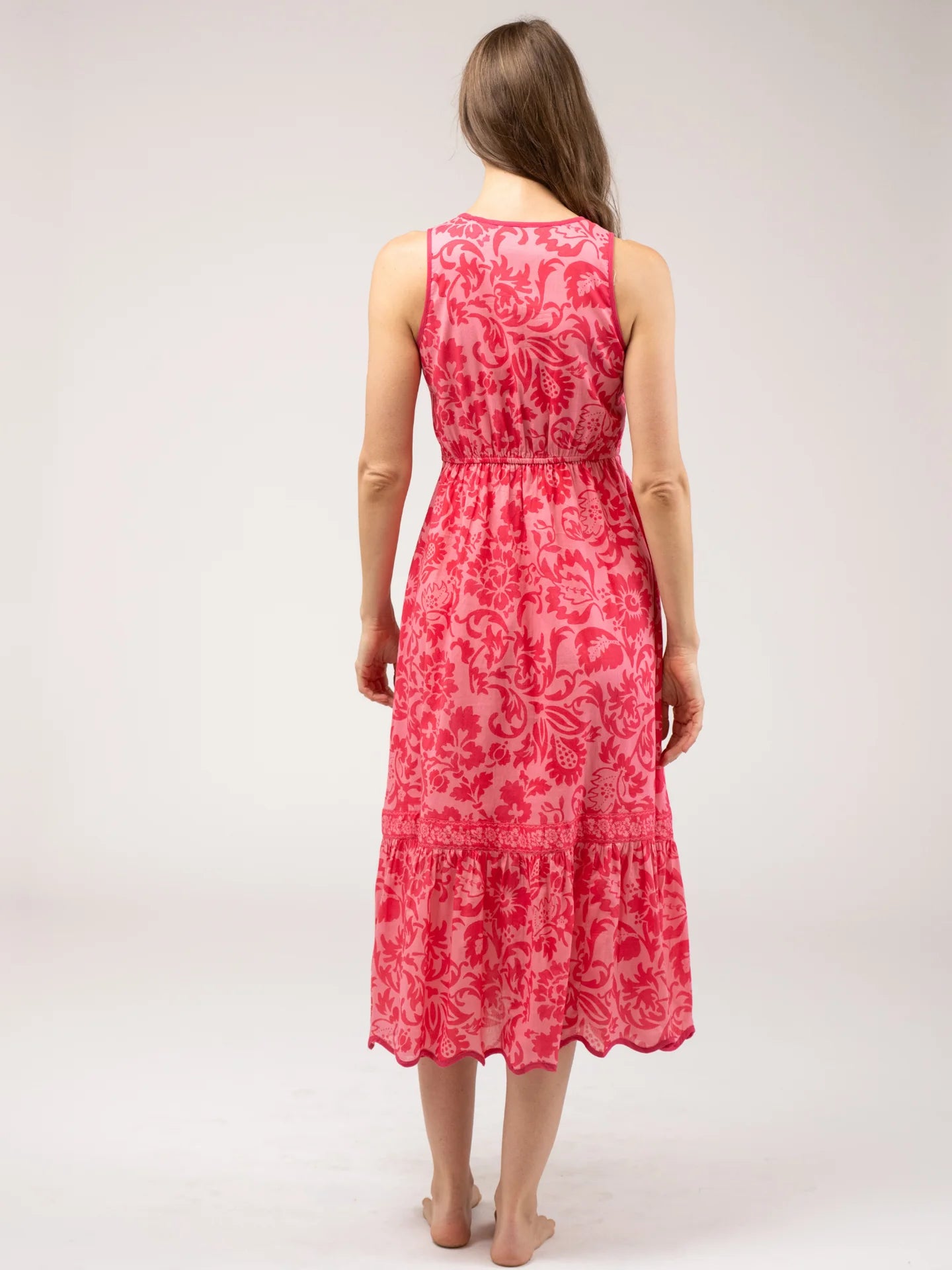 Beau & Ro Lina Dress in Flore Pink