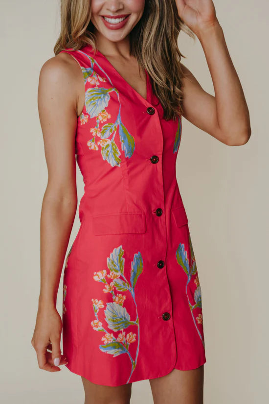 LaRoque Iris Dress in Wild Floraison