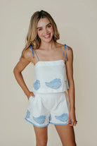 LaRoque Shelly Top in La Mer