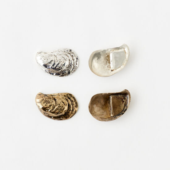 Silver Oyster Shell Bottle Opener
