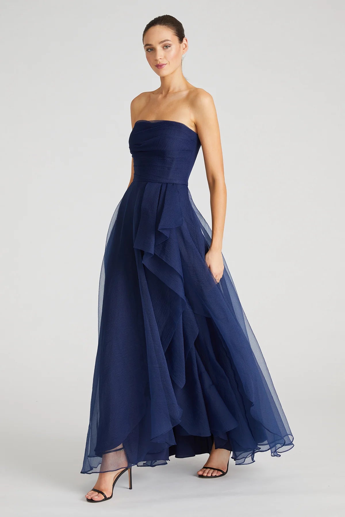 Teresa Strapless Draped Gown – Rhodes Boutique Teresa Strapless Draped Gown – Rhodes Boutique