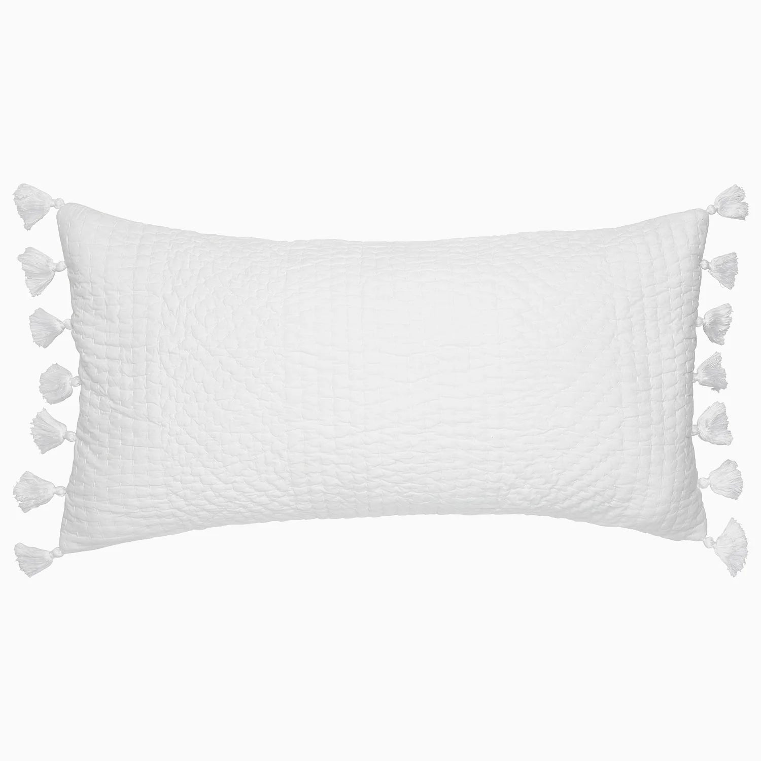 Sahati White Bolster Pillow
